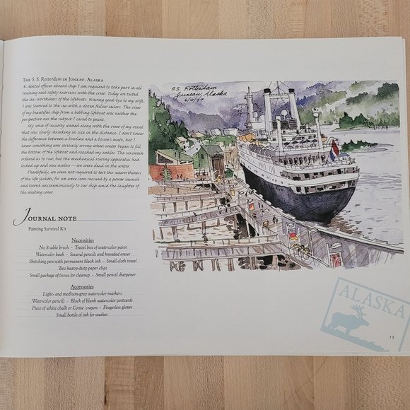 Watercolor Journeys. Create your own travel sketchbook. Richard Schilling - Picture 4 of 7